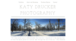 Desktop Screenshot of katydruckerphotography.com