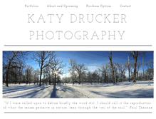 Tablet Screenshot of katydruckerphotography.com